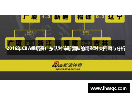 2016年CBA季后赛广东队对阵新疆队的精彩对决回顾与分析